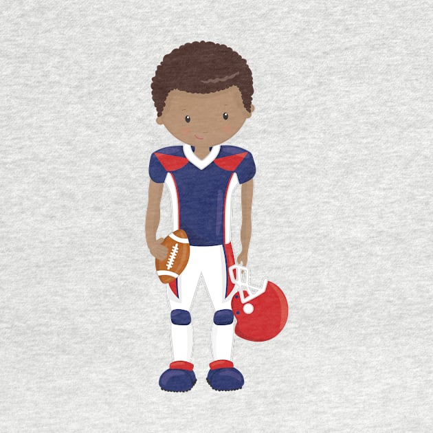 African American Boy, Team Sport, Rugby Player by Jelena Dunčević